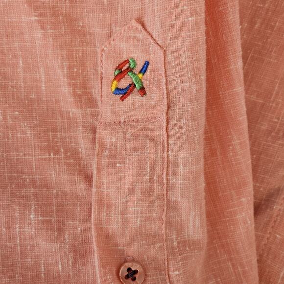 8X Eight X Premium Men's Shirt Slim Fit Button Down Limited Edition Pink 4XL NWT - Picture 9 of 12